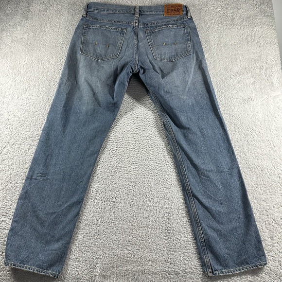 VINTAGE Polo Ralph‎ Lauren Jeans Mens 34x32 Classic Fit Medium Wash Faded - Picture 2 of 9